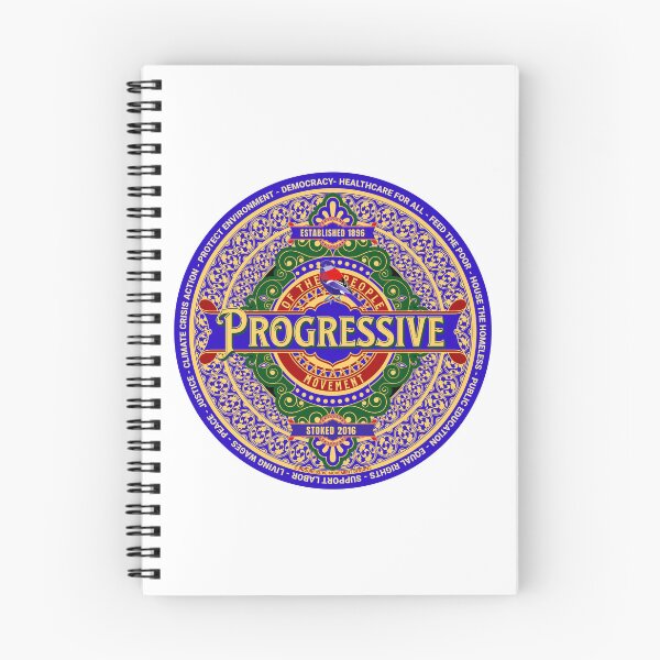 Aperçu de l'œuvre Le design graphique orné de couleur bleue de PMD00600 Progressive Movement Designs montre que vous soutenez les objectifs politiques progressistes des démocrates progressistes, des indépendants progressistes et des partisans de Bernie Sanders créée et vendue par ProgressiveLeft.