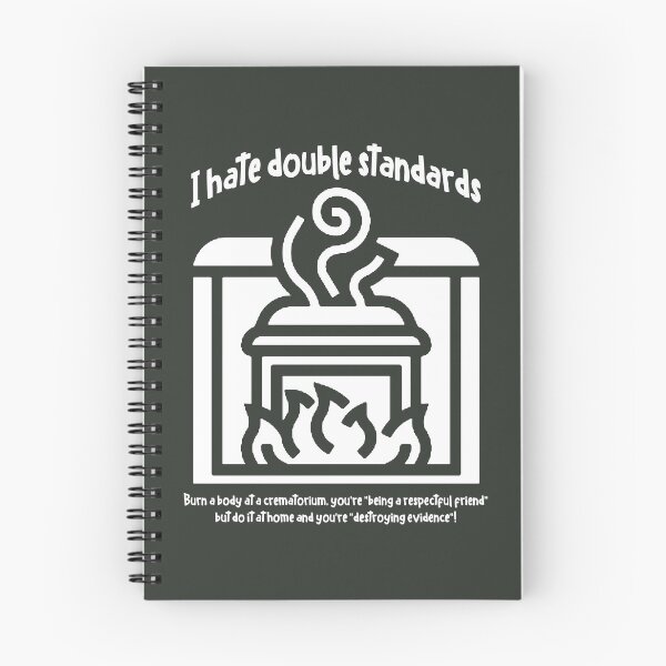 Item preview, I hate double standards ... (white) designed and sold by SolidEarthArt.