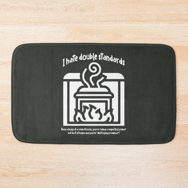 Item preview, I hate double standards ... (white) designed and sold by SolidEarthArt.