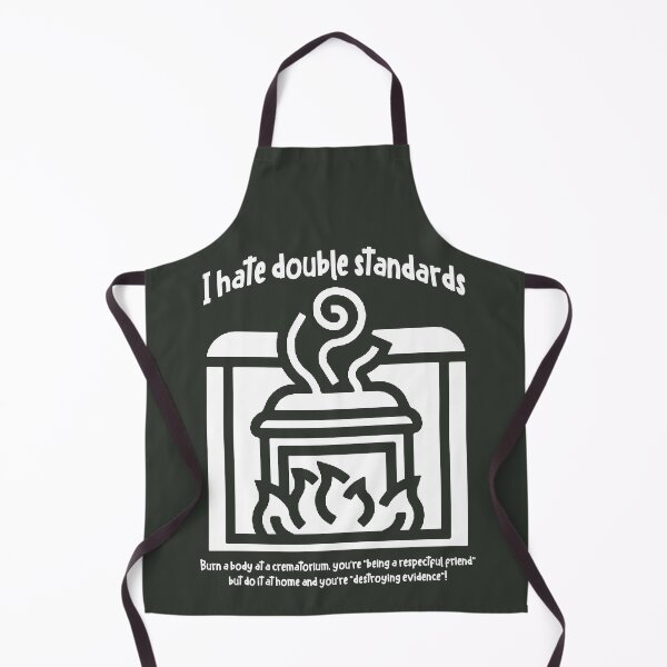 Item preview, I hate double standards ... (white) designed and sold by SolidEarthArt.