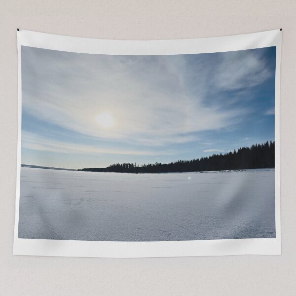 Item preview, Winter landscape of frozen lake in north Sweden designed and sold by Sasas Design.