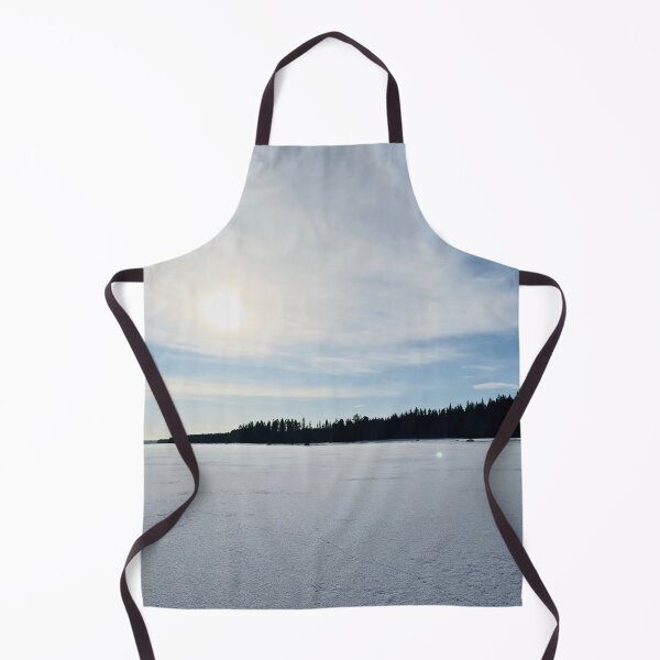 Item preview, Winter landscape of frozen lake in north Sweden designed and sold by Sasas Design.