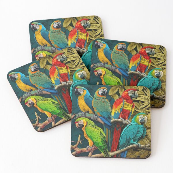 Item preview, A Stunning Collection of Macaws Perched Together designed and sold by Rob Wilson.