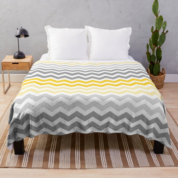 Item preview, Grey and Yellow Chevron Zig Zag pattern designed and sold by inspirationzgal.