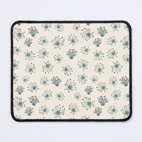 Item preview, pistils blue charcol with cream background designed and sold by cezidesign.