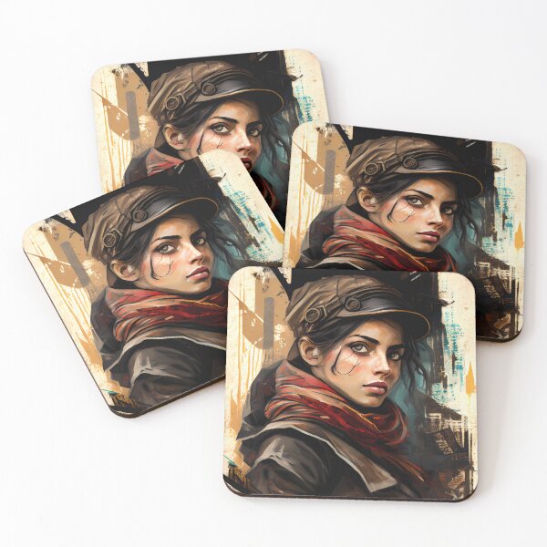 Item preview, 1900s Female: Graffity Style Digital Art Illustration designed and sold by MTJ-Mushrooms.