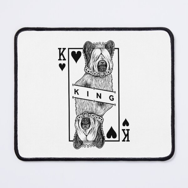 Item preview, Skye Terrier King Of Hearts Funny Dog Lover Pop Art designed and sold by GrandeDuc.