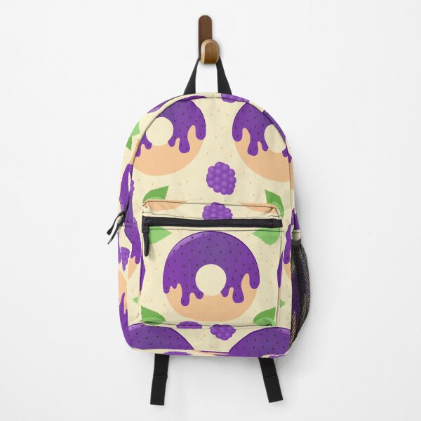 Item preview, Blackberry donut with beige background designed and sold by ChallaDesign.