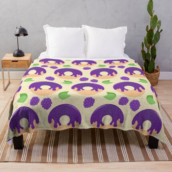 Item preview, Blackberry donut with beige background designed and sold by ChallaDesign.