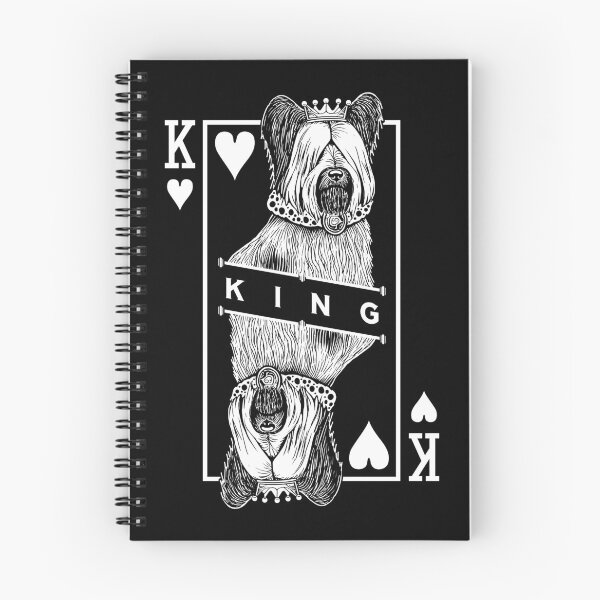 Item preview, Skye Terrier King Of Hearts Funny Dog Lover Pop Art designed and sold by GrandeDuc.