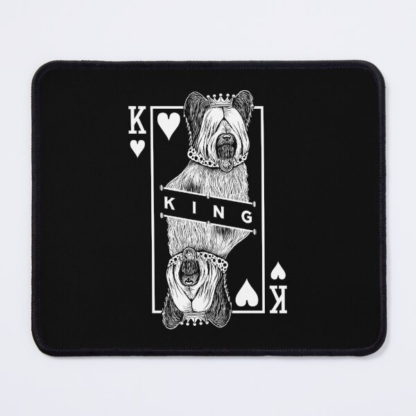 Item preview, Skye Terrier King Of Hearts Funny Dog Lover Pop Art designed and sold by GrandeDuc.