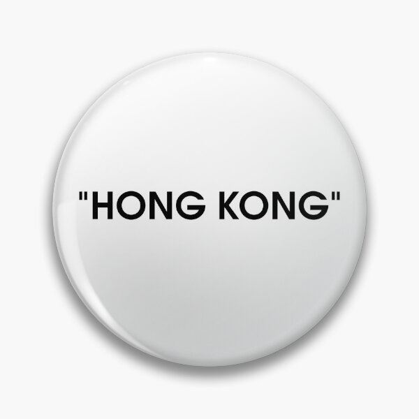 Item preview, "HONG KONG" Quotation Marks Luxury Style designed and sold by FrescoDesign.
