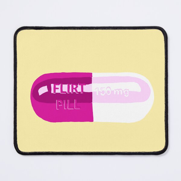 Item preview, Flirt Pill Yellow designed and sold by JaymieMetz.