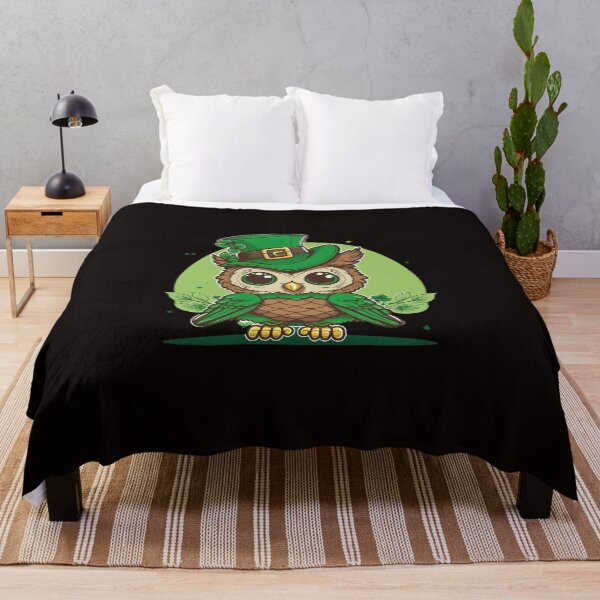 Item preview, St. Patrick's Day Owl: Irish-Inspired Bird designed and sold by Cheeeeky.