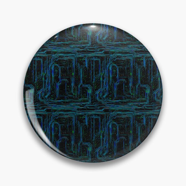Item preview,  Cyberpunk neon matrix futuristic circuitboard wires code pattern  designed and sold by SJG-digital.