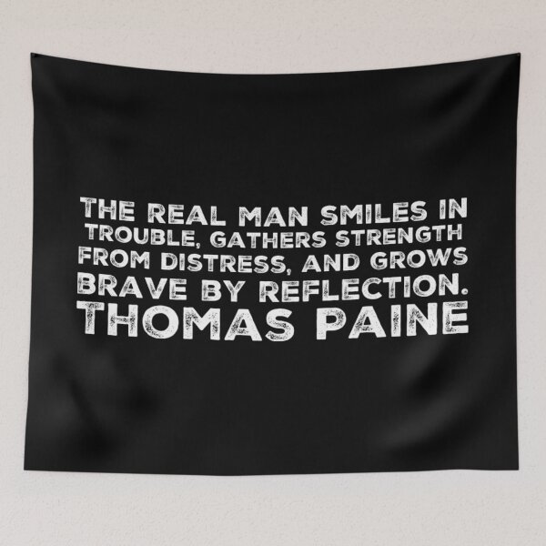 Item preview, The Real Man- Thomas Paine designed and sold by homesteadswag.