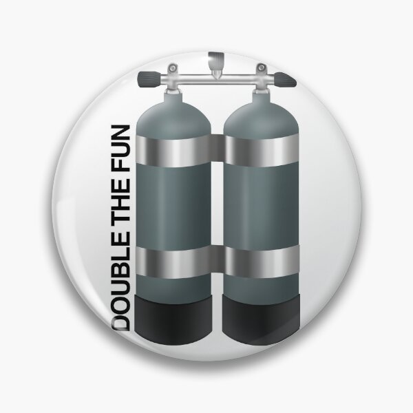 Item preview, Double the fun (SCUBA) designed and sold by Scuba-Div3r.
