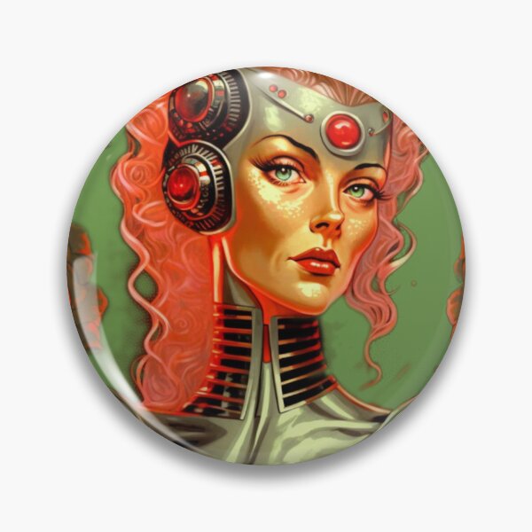 Item preview, Redheaded Android designed and sold by CopperCity Dungeon.