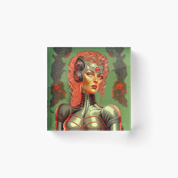 Item preview, Redheaded Android designed and sold by CopperCity Dungeon.