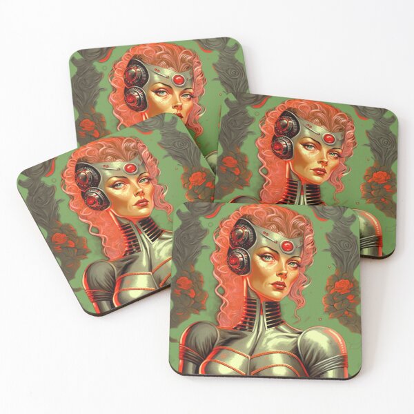 Item preview, Redheaded Android designed and sold by CopperCity Dungeon.