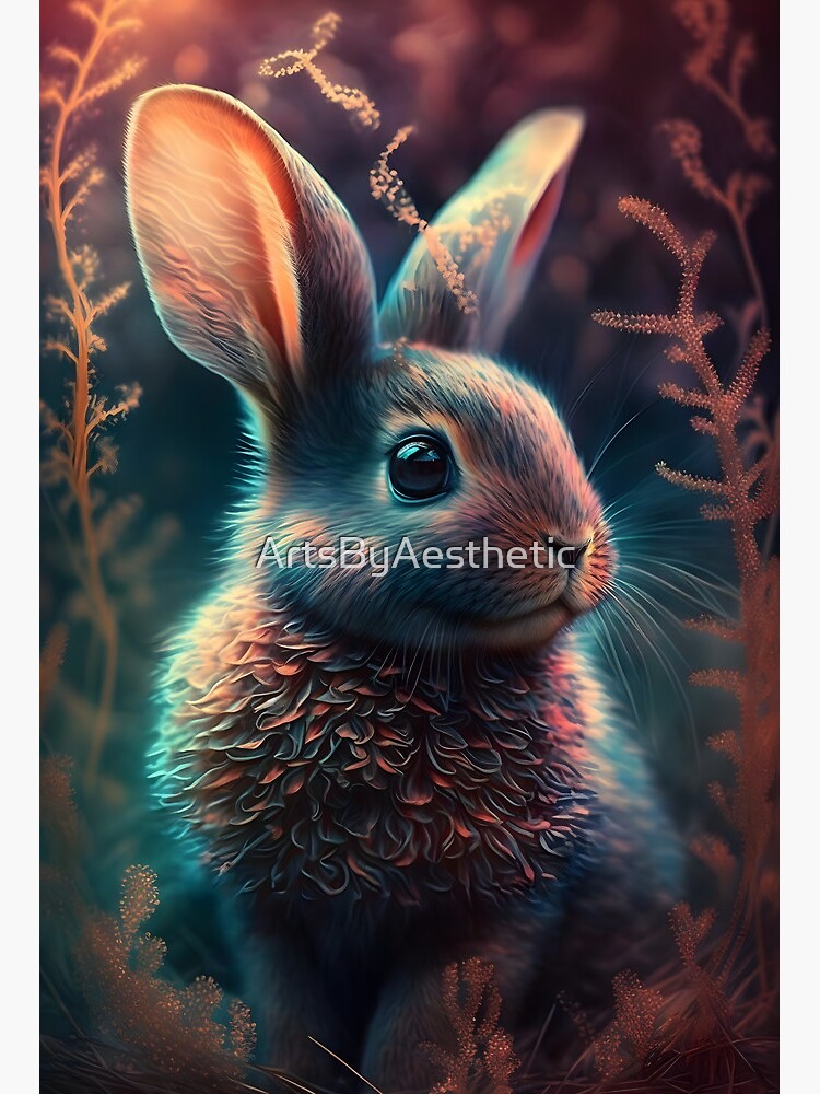 Bunny Weirdcore | Art Board Print