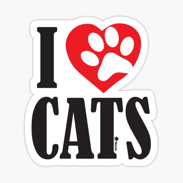 Item preview, I HEART Cats designed and sold by NitostixRB.