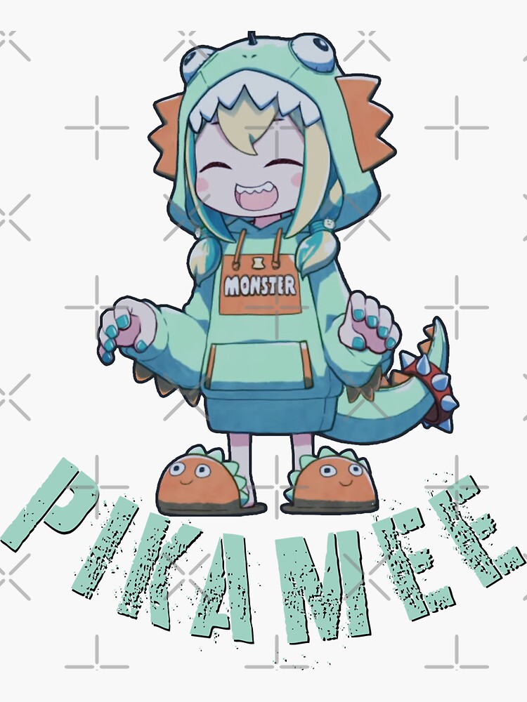 pikamee anime new  Sticker for Sale by SRTart