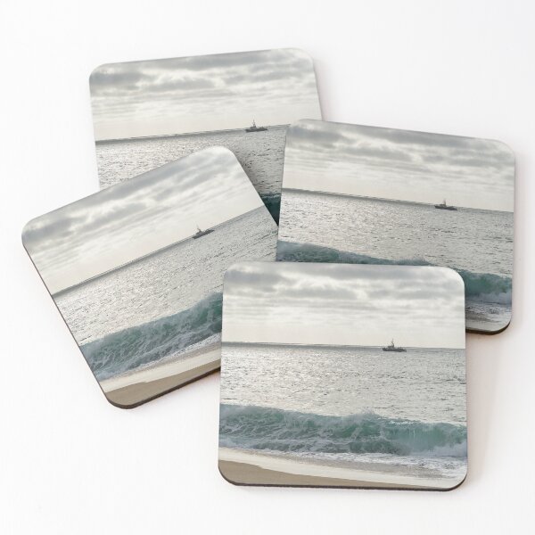 Item preview, Fishing Boat on the Silver Seas  designed and sold by Georgia Mizuleva.