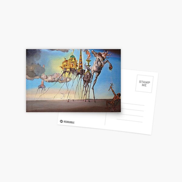 The temptation of st. Anthony Postcard