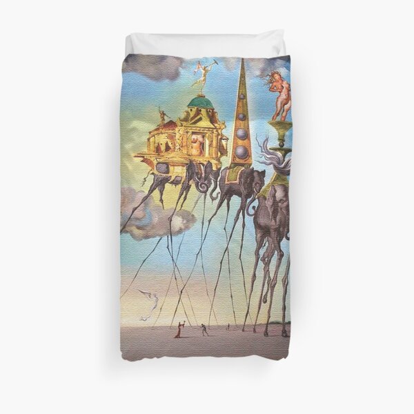 The temptation of st. Anthony Duvet Cover