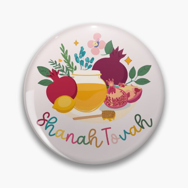 Item preview, Shanah Tova Rosh Hashanah Pomegranate and Honey  designed and sold by Hear4theEars.