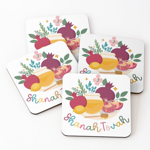 Item preview, Shanah Tova Rosh Hashanah Pomegranate and Honey  designed and sold by Hear4theEars.