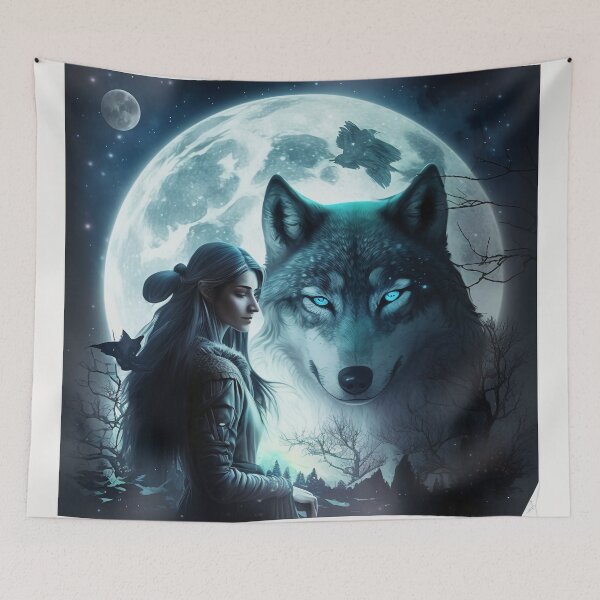 Item preview, Wolf and the Lady designed and sold by TheDigitalAnvil.