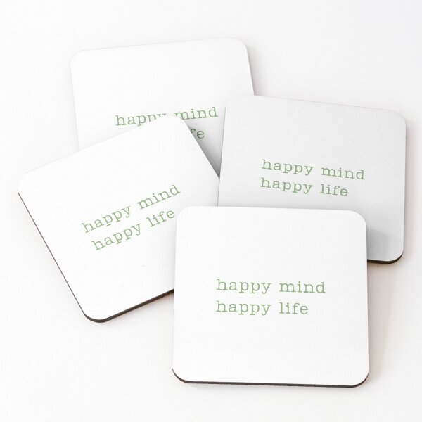 Item preview, Happy mind happy life designed and sold by Ivory  Craft.