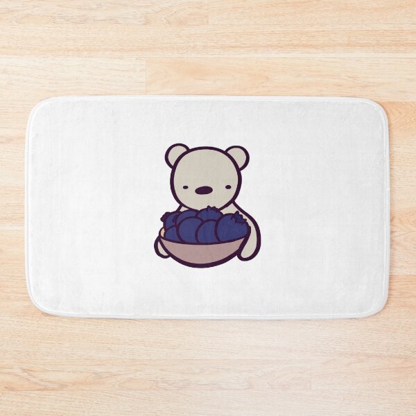 Item preview, Cartoon Polar Bear Bluebeary Basket Delivery designed and sold by ThumboArtBumbo.