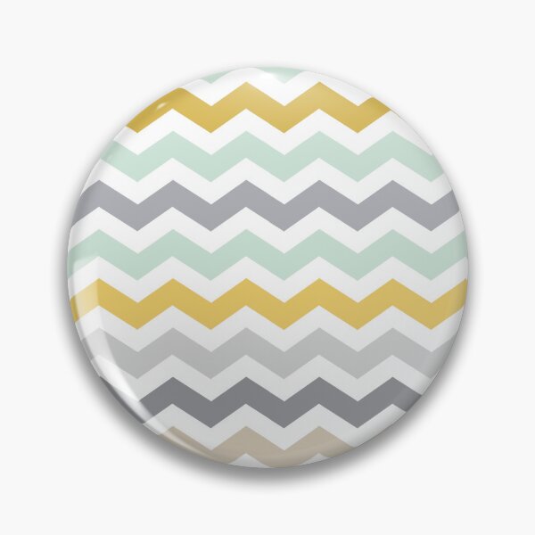 Item preview, Grey Mint & Yellow Chevron Zig Zag pattern designed and sold by inspirationzgal.