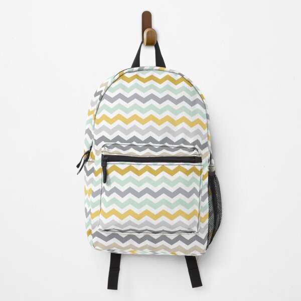Item preview, Grey Mint & Yellow Chevron Zig Zag pattern designed and sold by inspirationzgal.