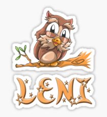 Leni Owl Sticker