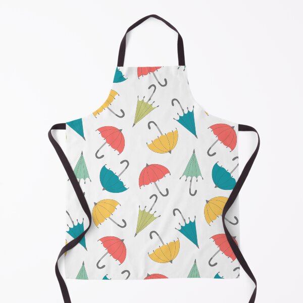 Item preview, seamless pattern of colored retro umbrellas designed and sold by YuYuKoroleva.