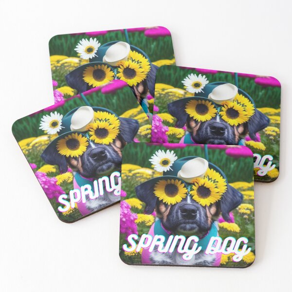 Item preview, spring dog designed and sold by Wilcherito.