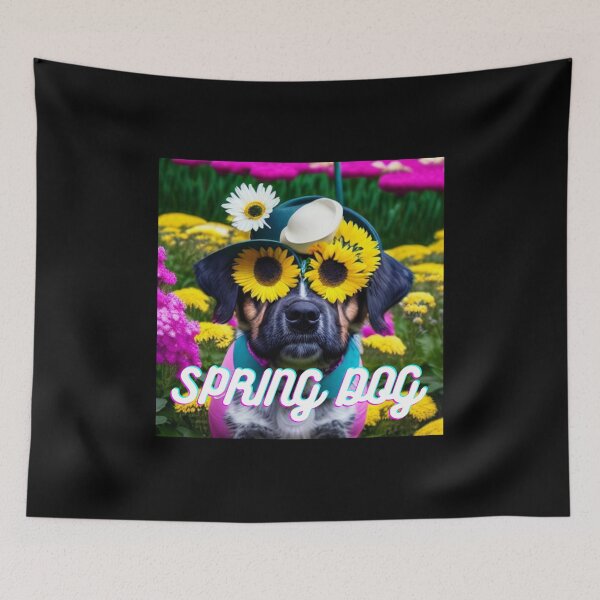 Item preview, spring dog designed and sold by Wilcherito.