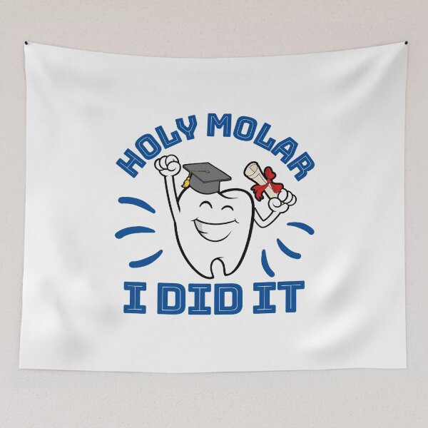 Item preview, Holy Molar I Did It Dentist Dental Hygienist Graduation designed and sold by jaygo.