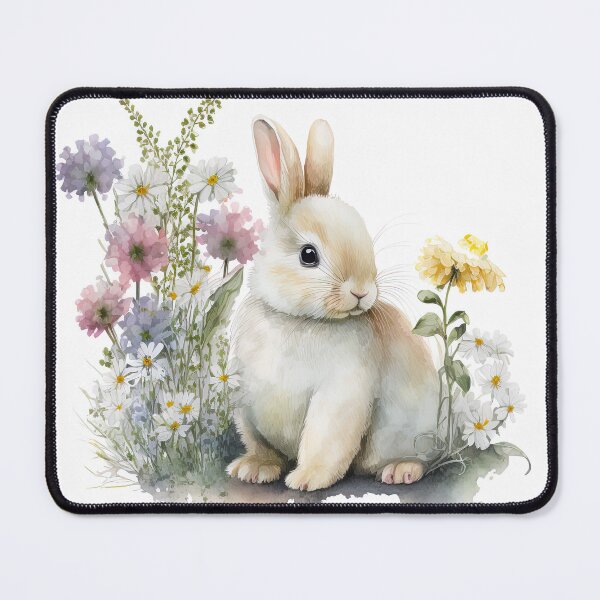 Item preview, Watercolor Bunny Rabbit designed and sold by Juliascutecornr.
