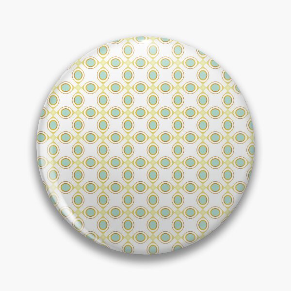 Item preview, Harmonious blend of gold pattern and blue ovoid form  designed and sold by SkillsDesigns.