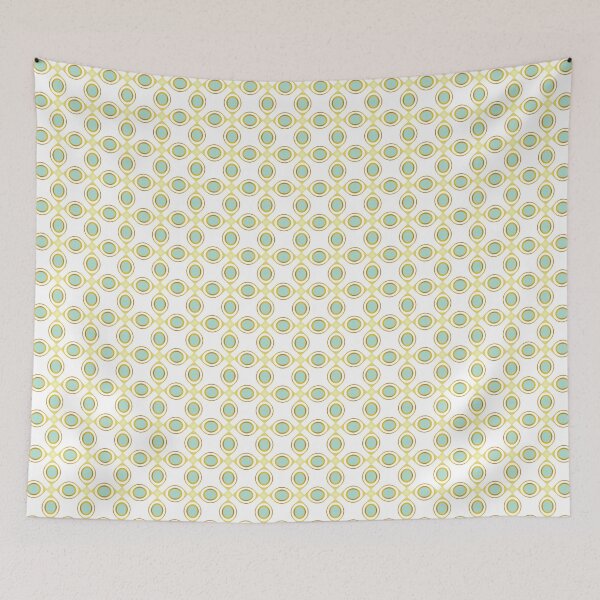 Item preview, Harmonious blend of gold pattern and blue ovoid form  designed and sold by SkillsDesigns.