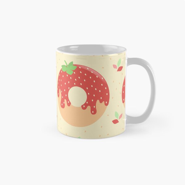 Item preview, Strawberry Donut Beige designed and sold by ChallaDesign.
