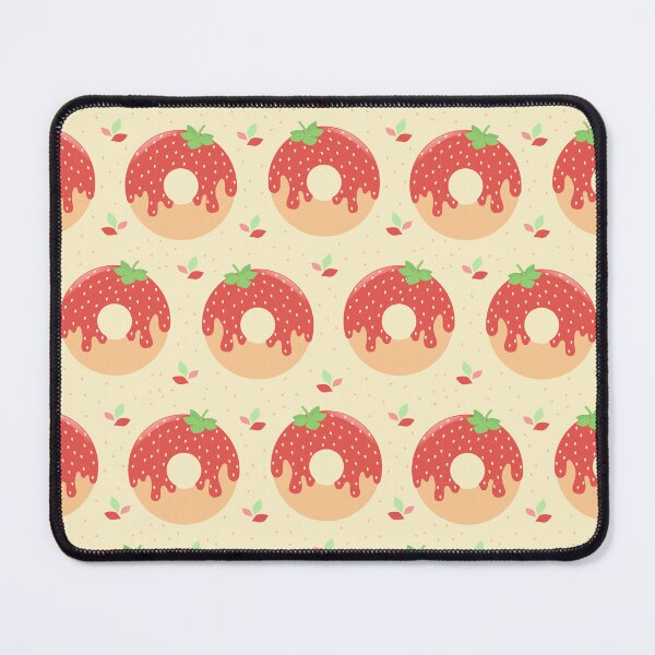 Item preview, Strawberry Donut Beige designed and sold by ChallaDesign.