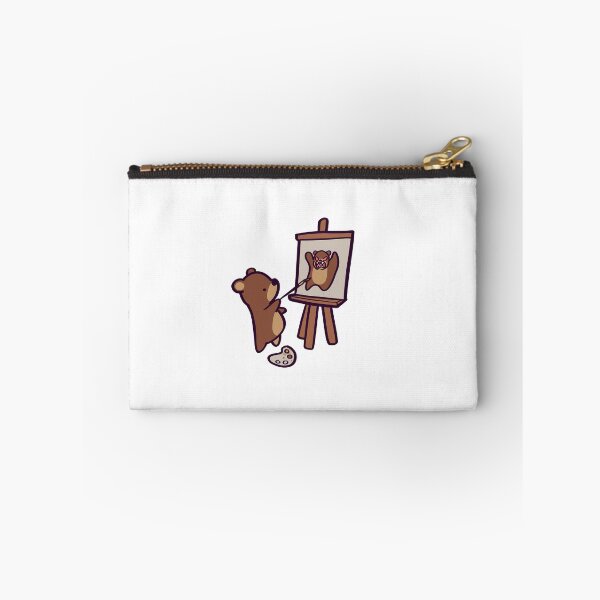 Item preview, Self-Pawtrait - Cute Cartoon Brown Bear Painter designed and sold by ThumboArtBumbo.