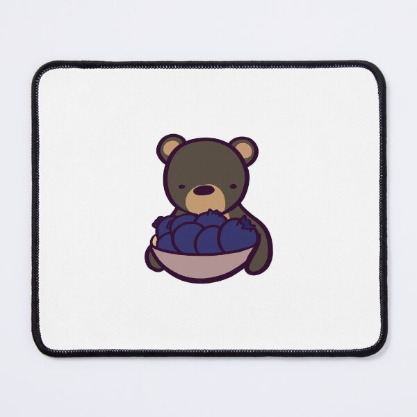 Item preview, Cute Black Bear Bluebeary Basket Delivery designed and sold by ThumboArtBumbo.