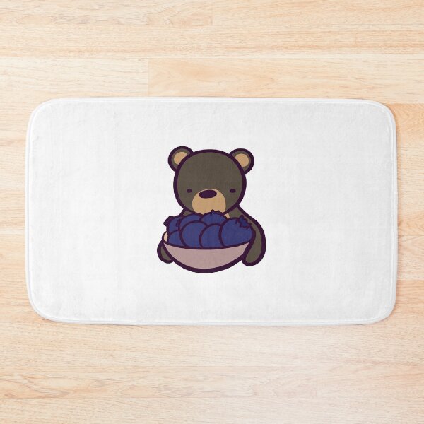 Item preview, Cute Black Bear Bluebeary Basket Delivery designed and sold by ThumboArtBumbo.